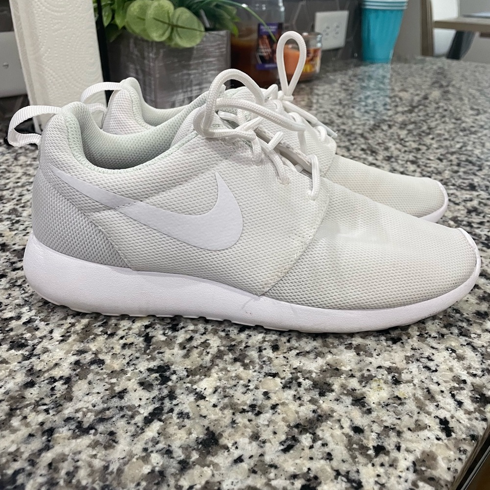 White Nike tennis shoes!